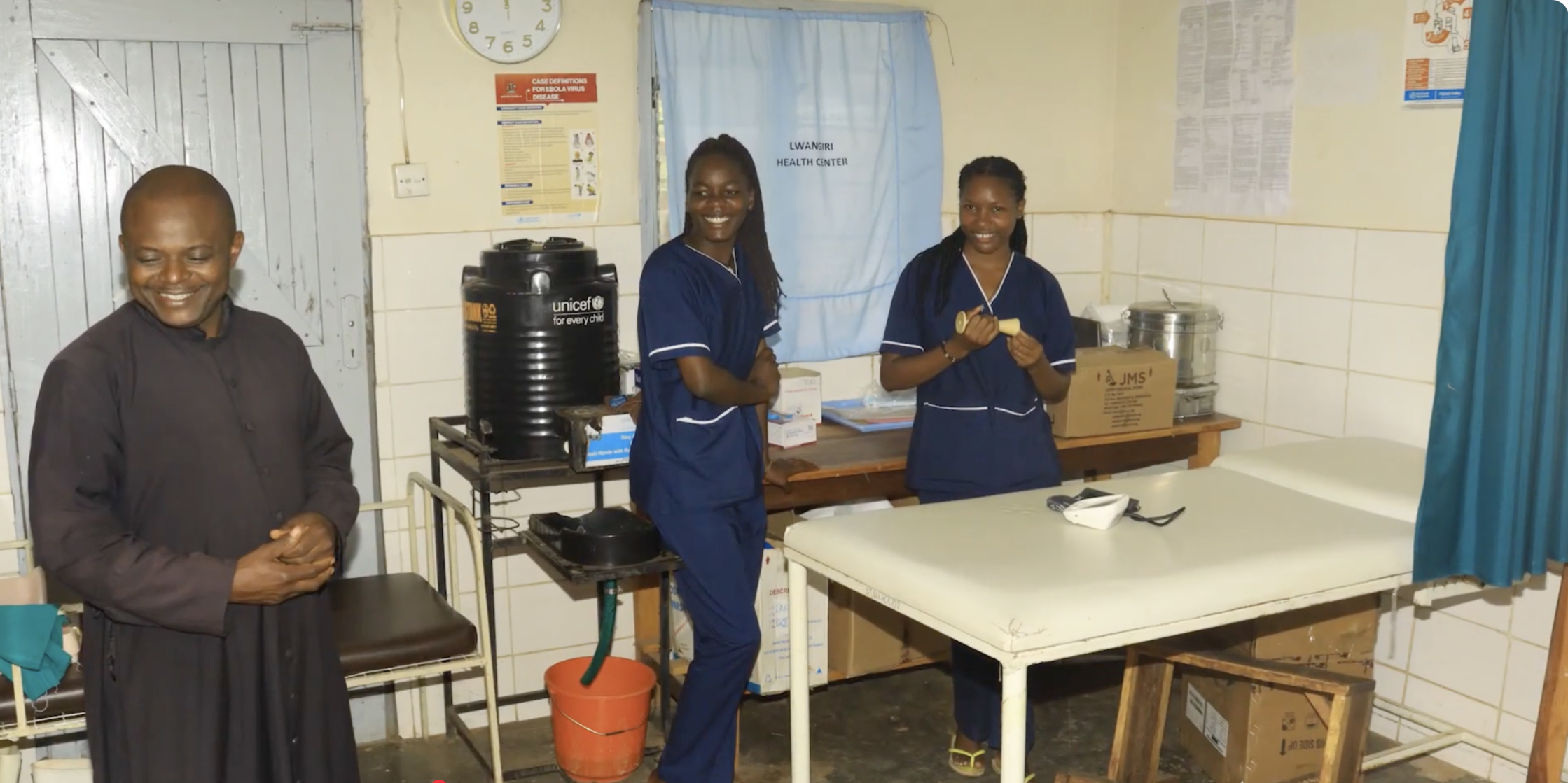 Clinic shot nurses in the clinic