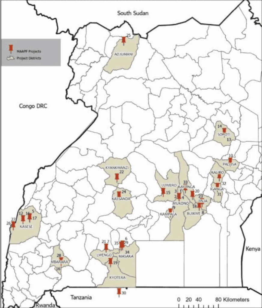 2025 MAAPF map of locations