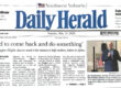 Daily Herald article about our 50th project celebration